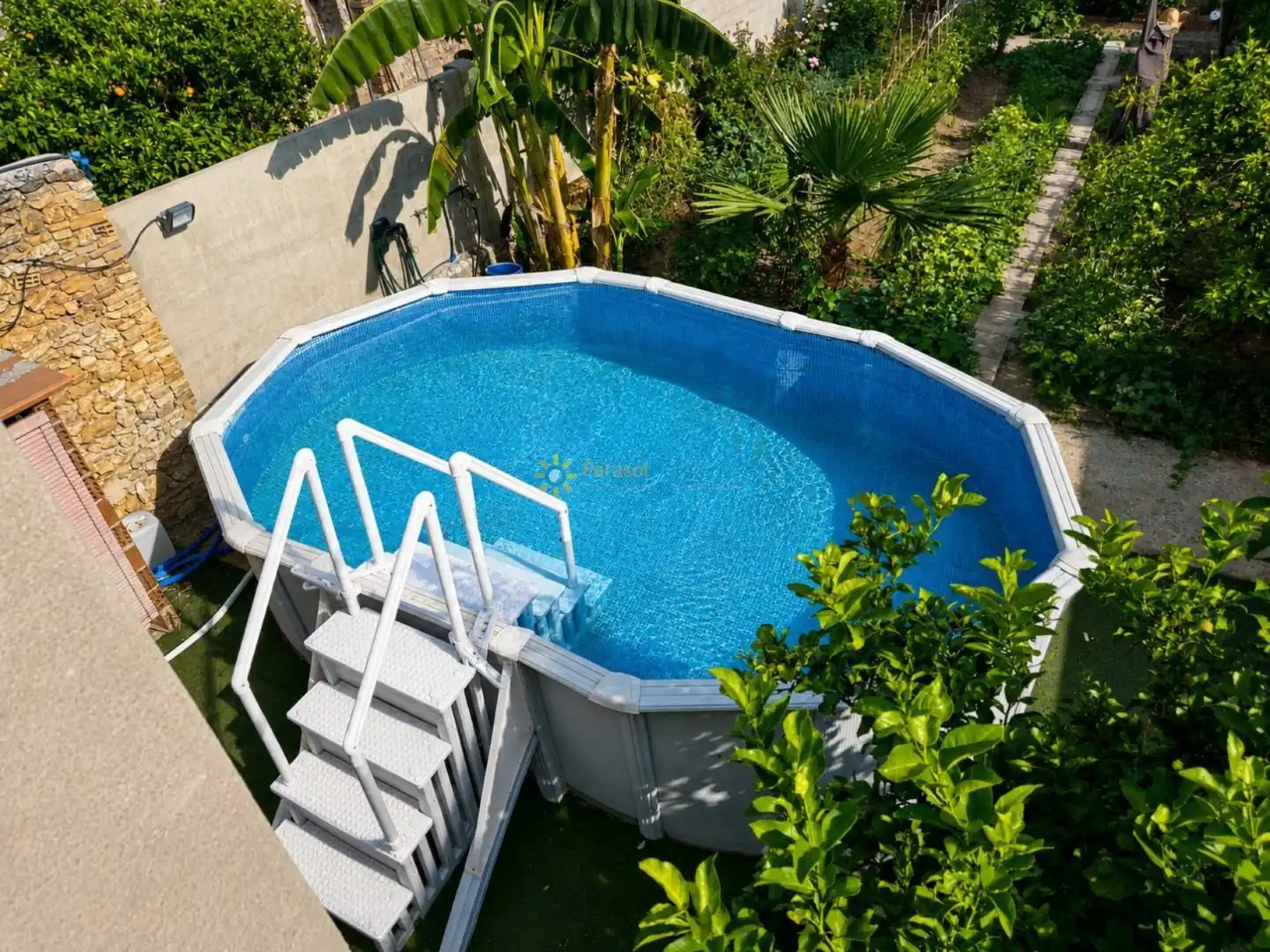 Piscina de Casa adosada en venta en Alcàntera de Xúquer con Jardín privado, Terraza y Trastero