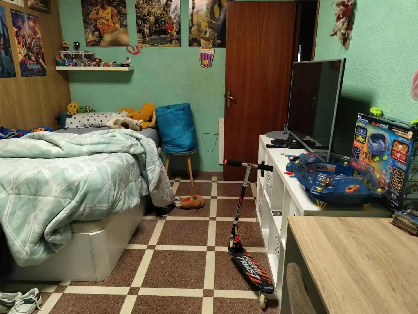 Bedroom of Flat for sale in Elda  with Air Conditioner and Balcony