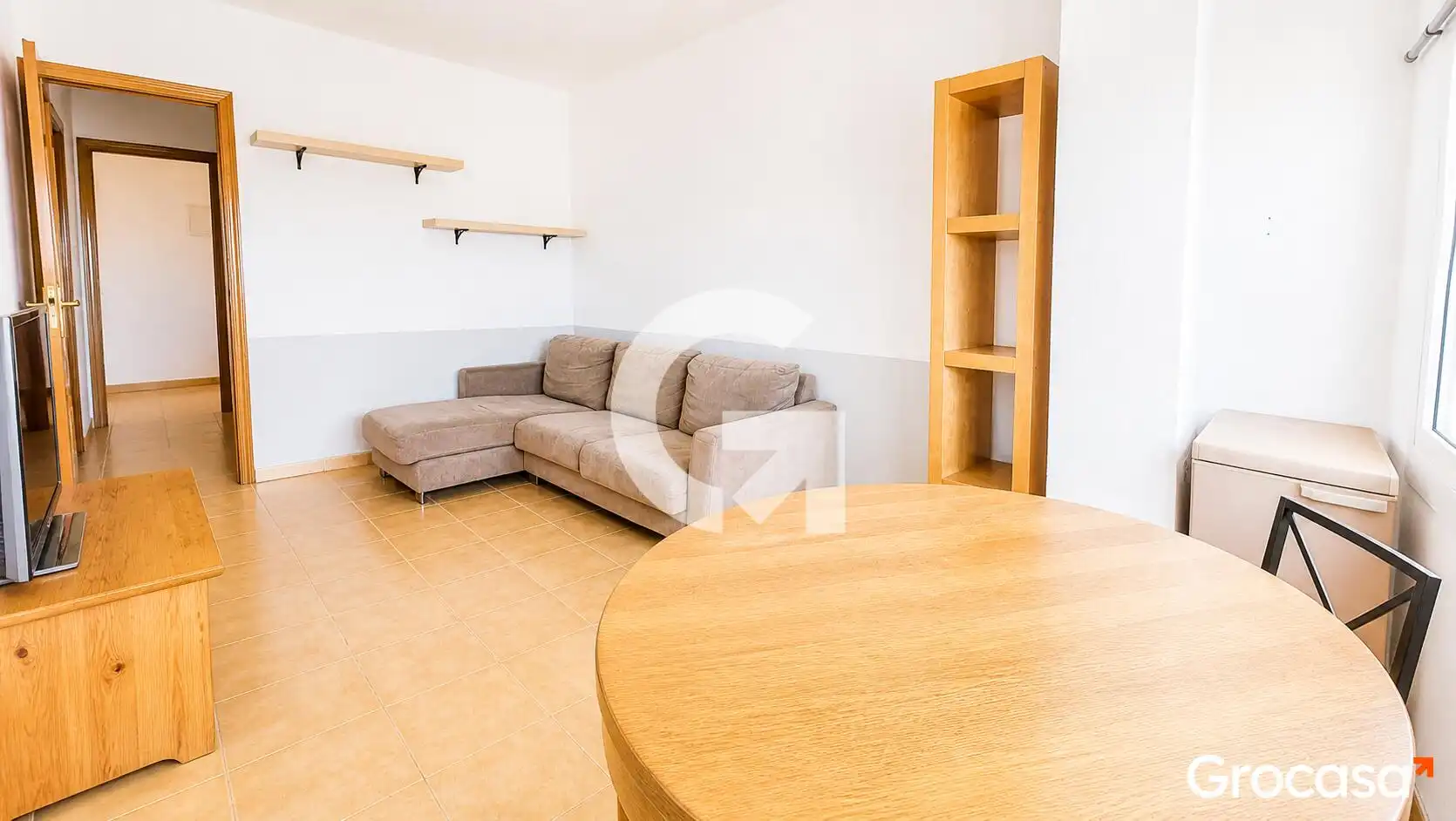 Sala de estar de Piso en venta en Cubelles con Horno y Balcón