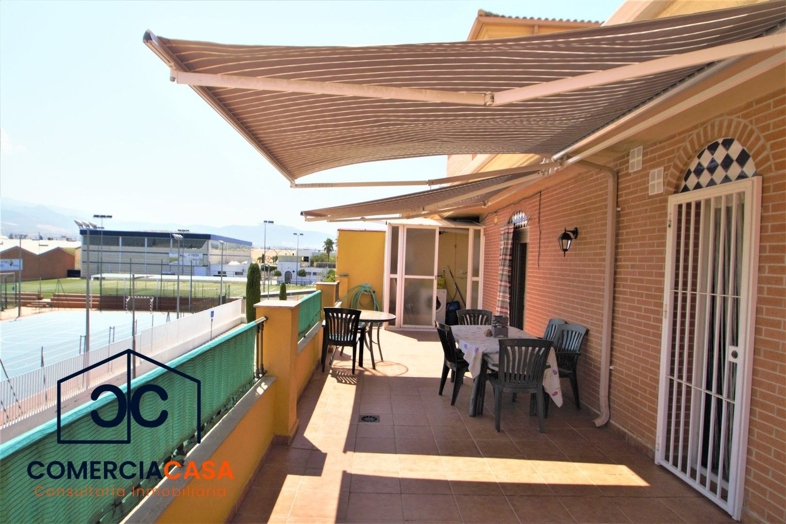 Terrace of Flat to rent in Churriana de la Vega  with Heating, Terrace and Furnished
