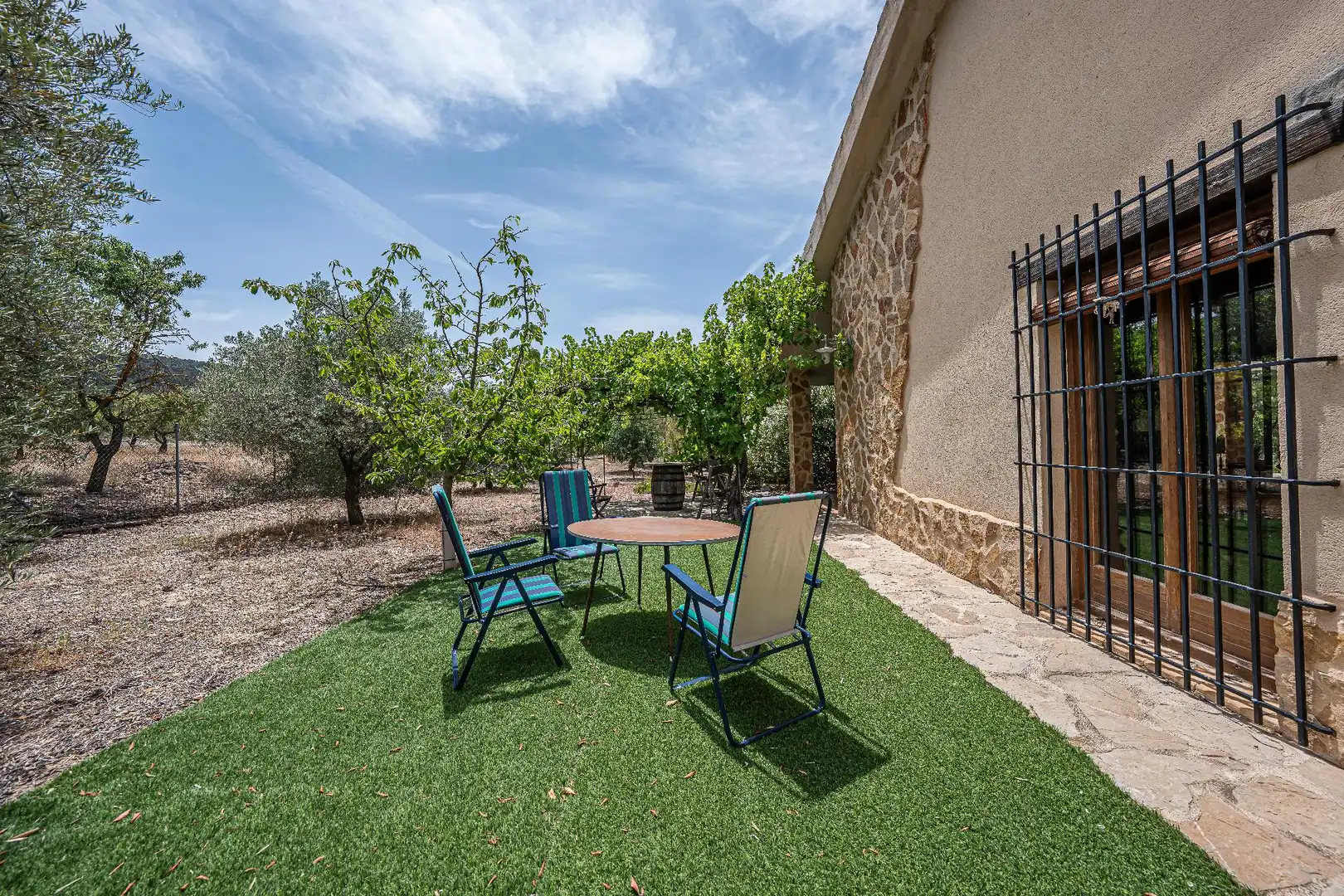 Terrassa de Finca rústica en venda en Biar amb Calefacció, Jardí privat i Terrassa
