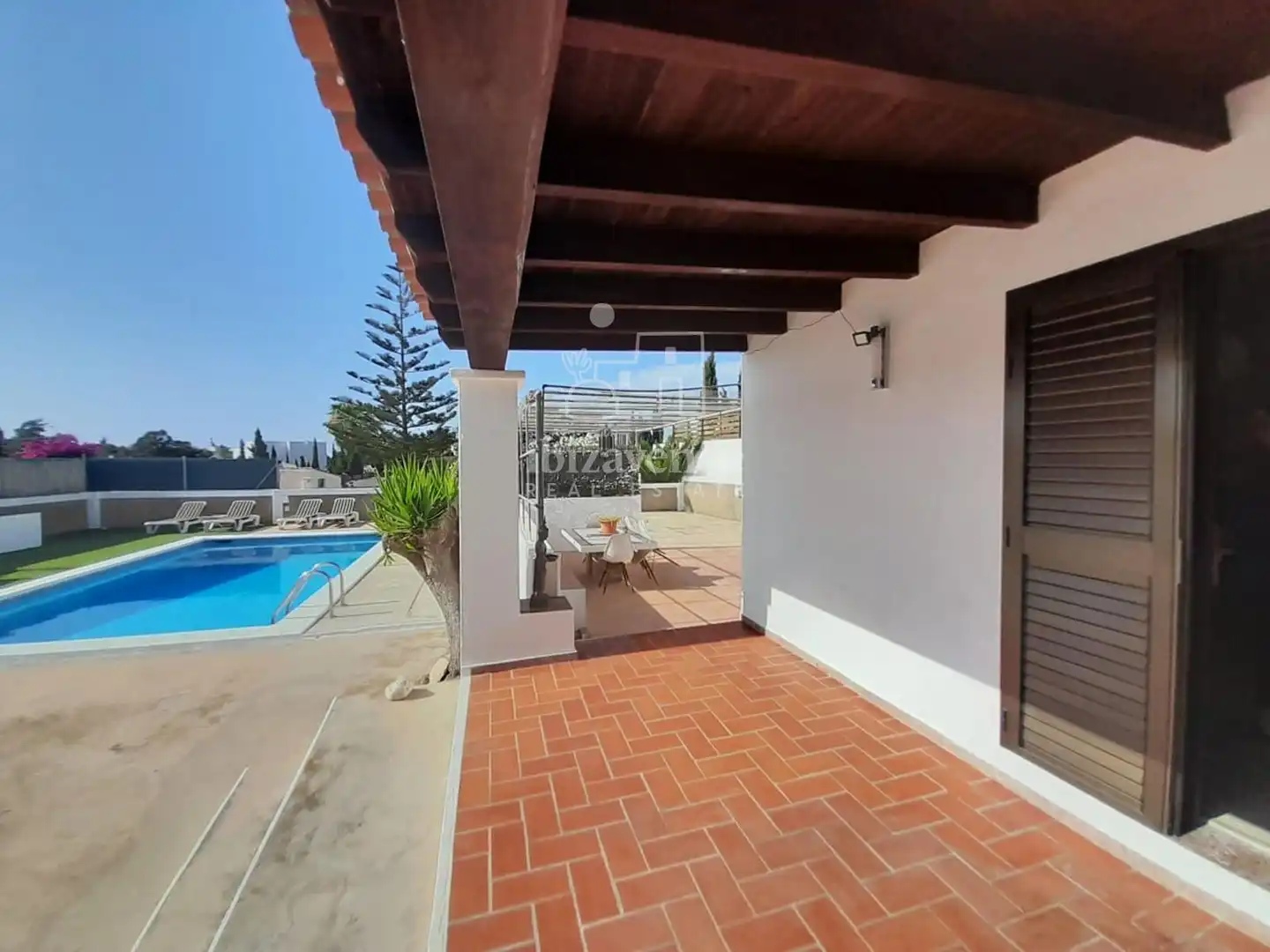 Vista exterior de Casa o xalet en venda en Sant Josep de sa Talaia amb Aire condicionat, Calefacció i Parquet