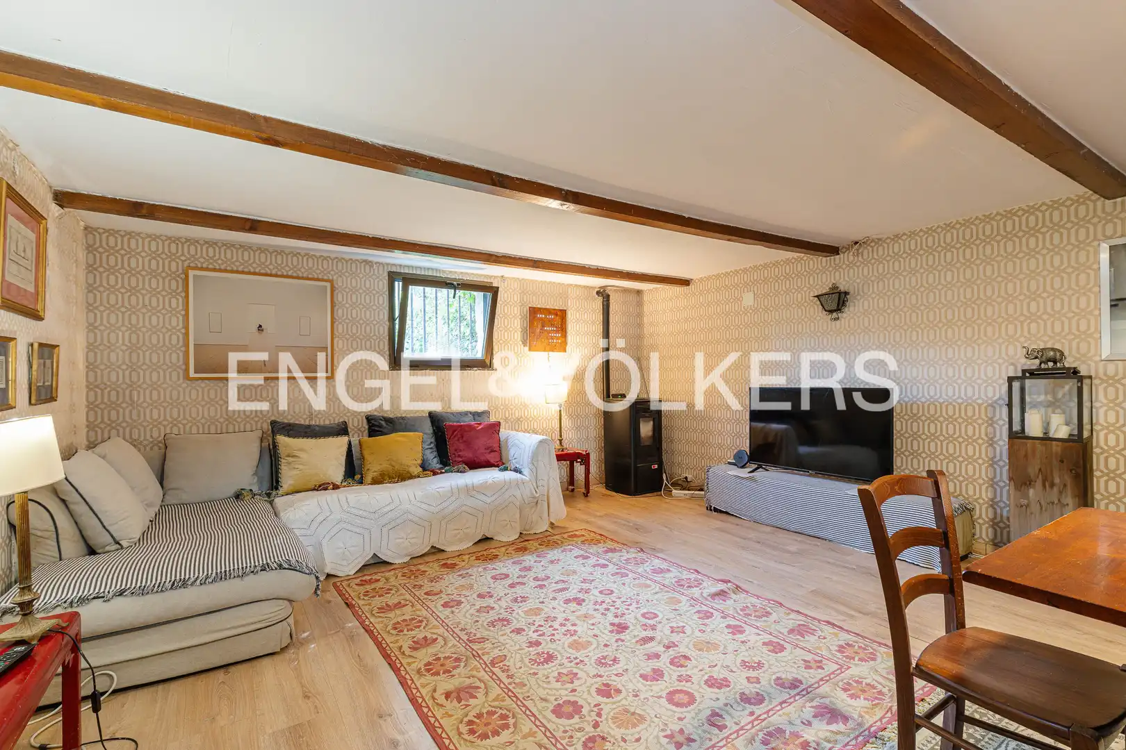 Living room of Detached homes for sale in El Escorial  with Heating, Private garden and Terrace