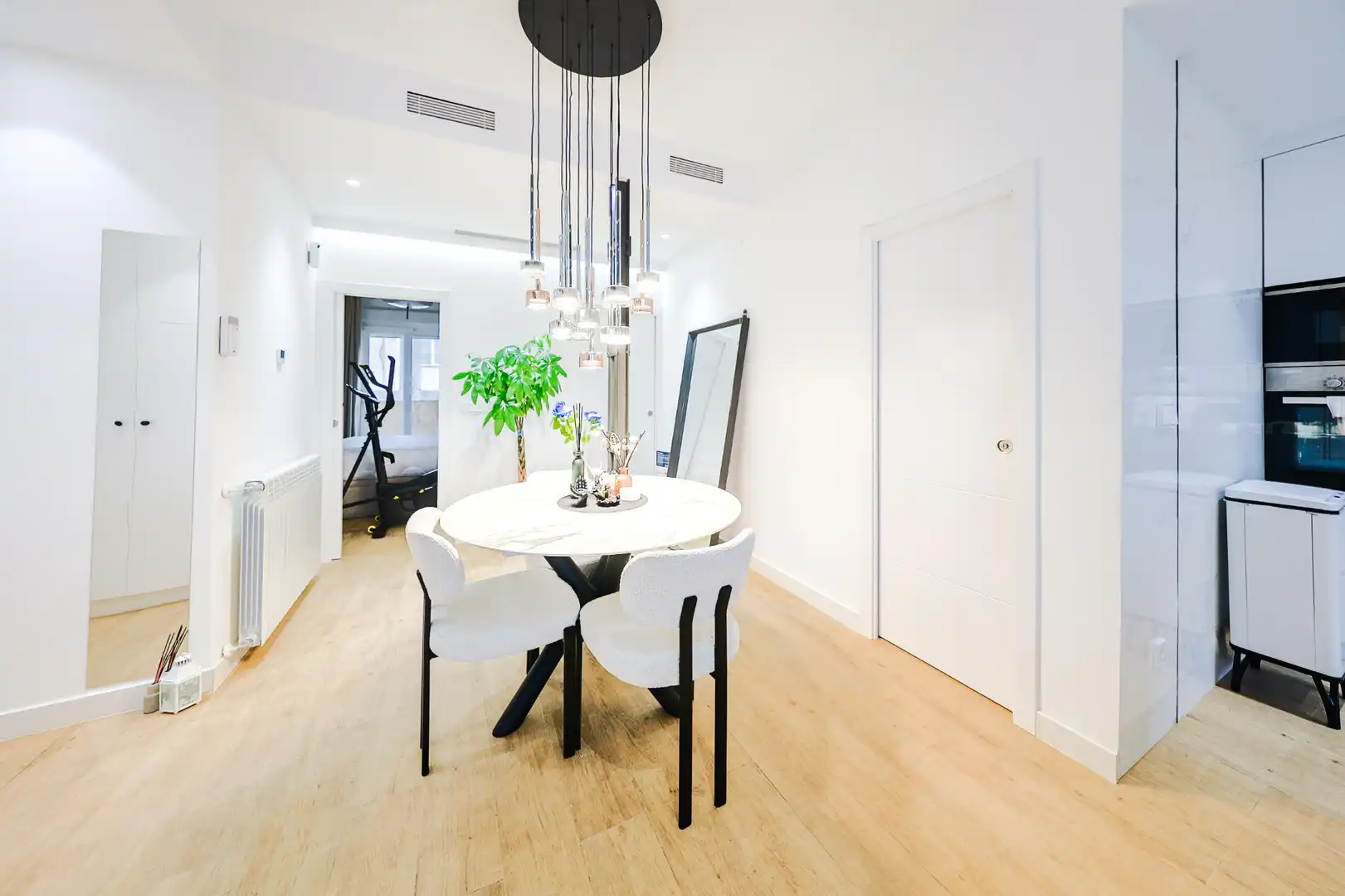 Dining room of Attic for sale in Madrid  with Air Conditioner, Heating and Parquet flooring