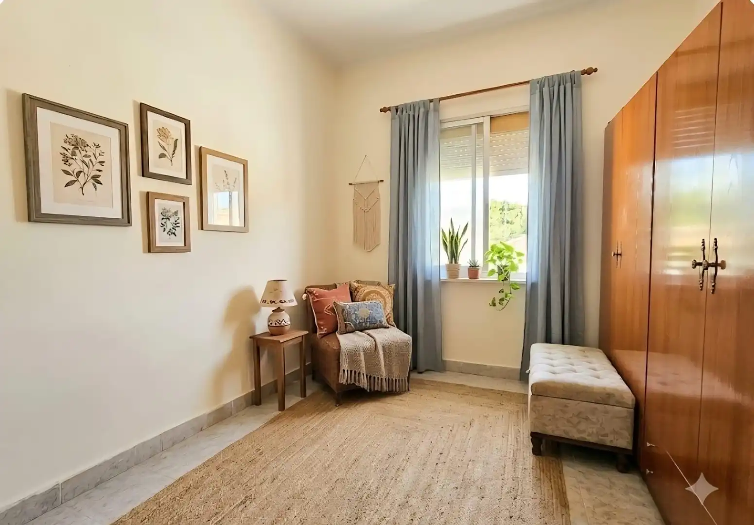 Bedroom of Flat for sale in Málaga  with Terrace, Storage room and Furnished