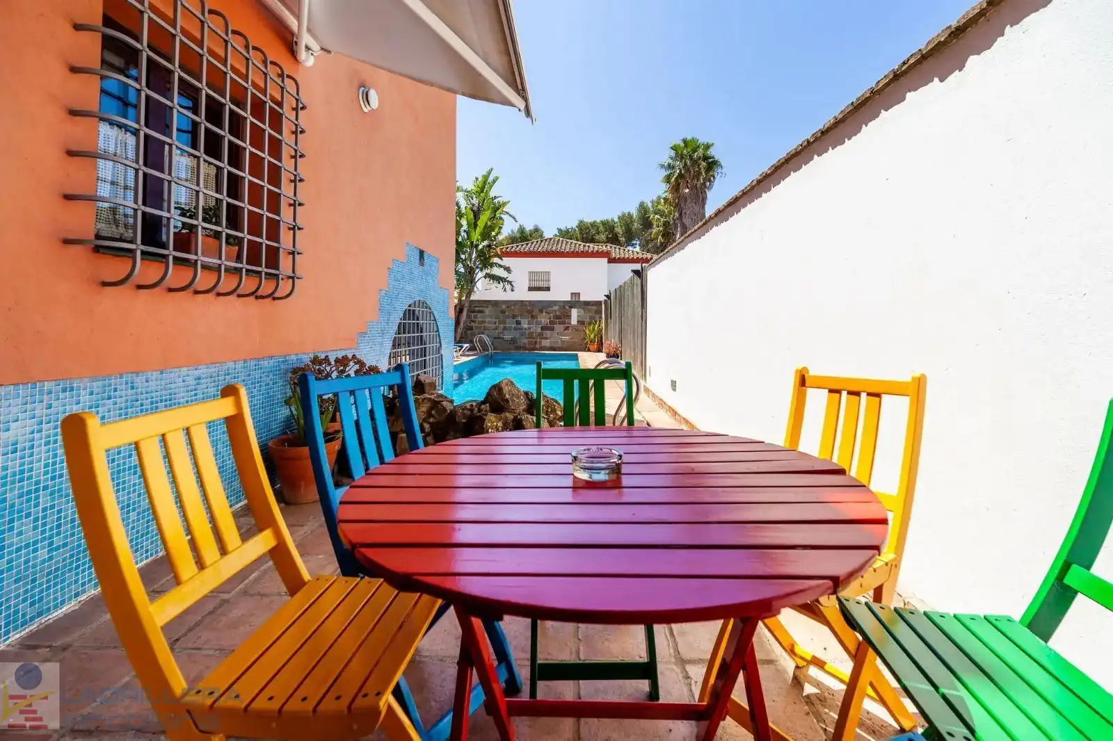 Terraza de Casa o chalet en venta en Chiclana de la Frontera con Aire acondicionado, Calefacción y Piscina