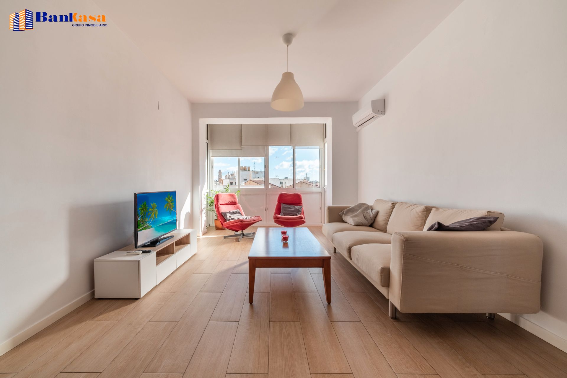 Living room of Flat for sale in Málaga Capital  with Air Conditioner and Terrace