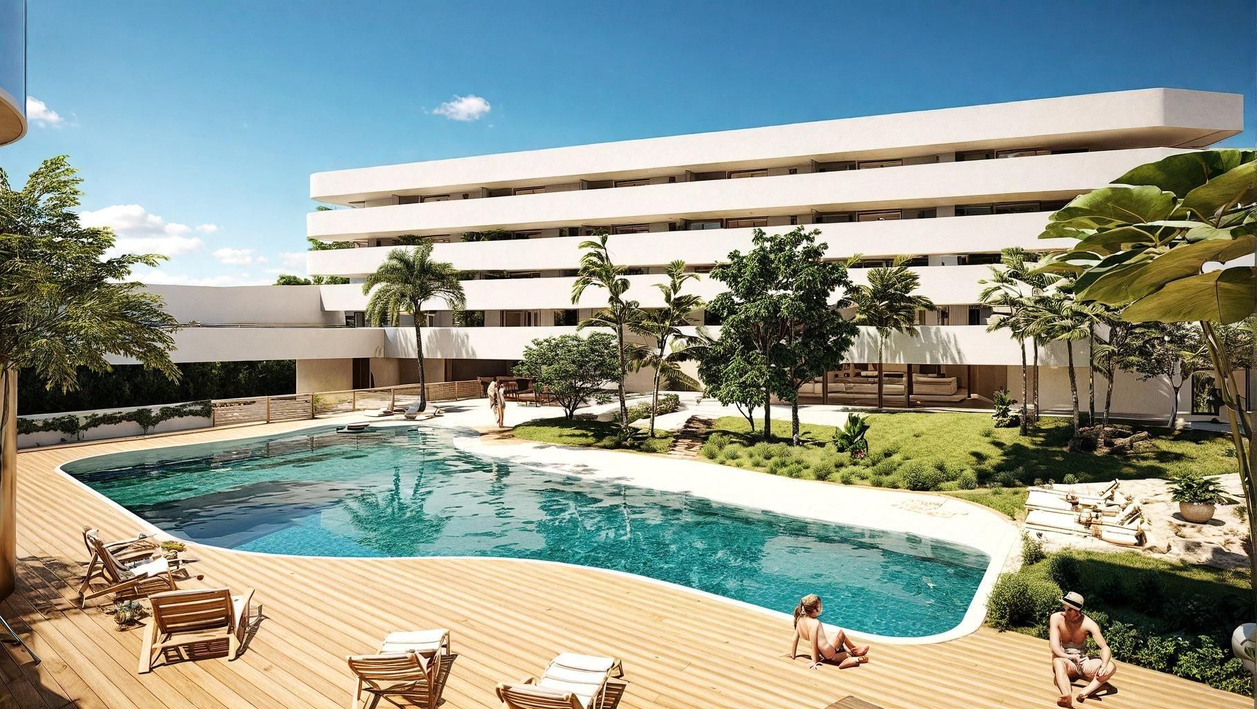 Swimming pool of Flat for sale in Molina de Segura  with Private garden, Terrace and Storage room
