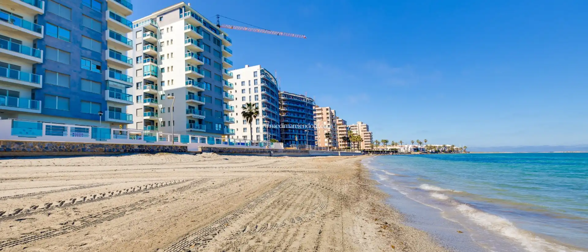 Exterior view of Duplexes for sale in La Manga del Mar Menor  with Air Conditioner, Heating and Private garden