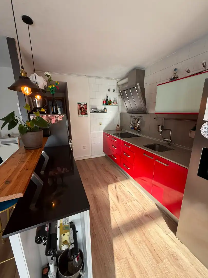 Kitchen of Flat for sale in Gavà  with Parquet flooring, Terrace and Storage room