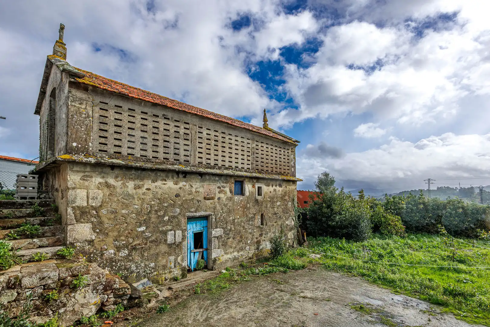 Vista exterior de Finca rústica en venta en A Laracha   con Amueblado