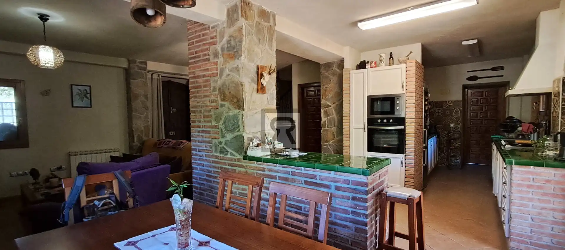 Cocina de Finca rústica en venta en L'Albiol con Calefacción, Jardín privado y Piscina