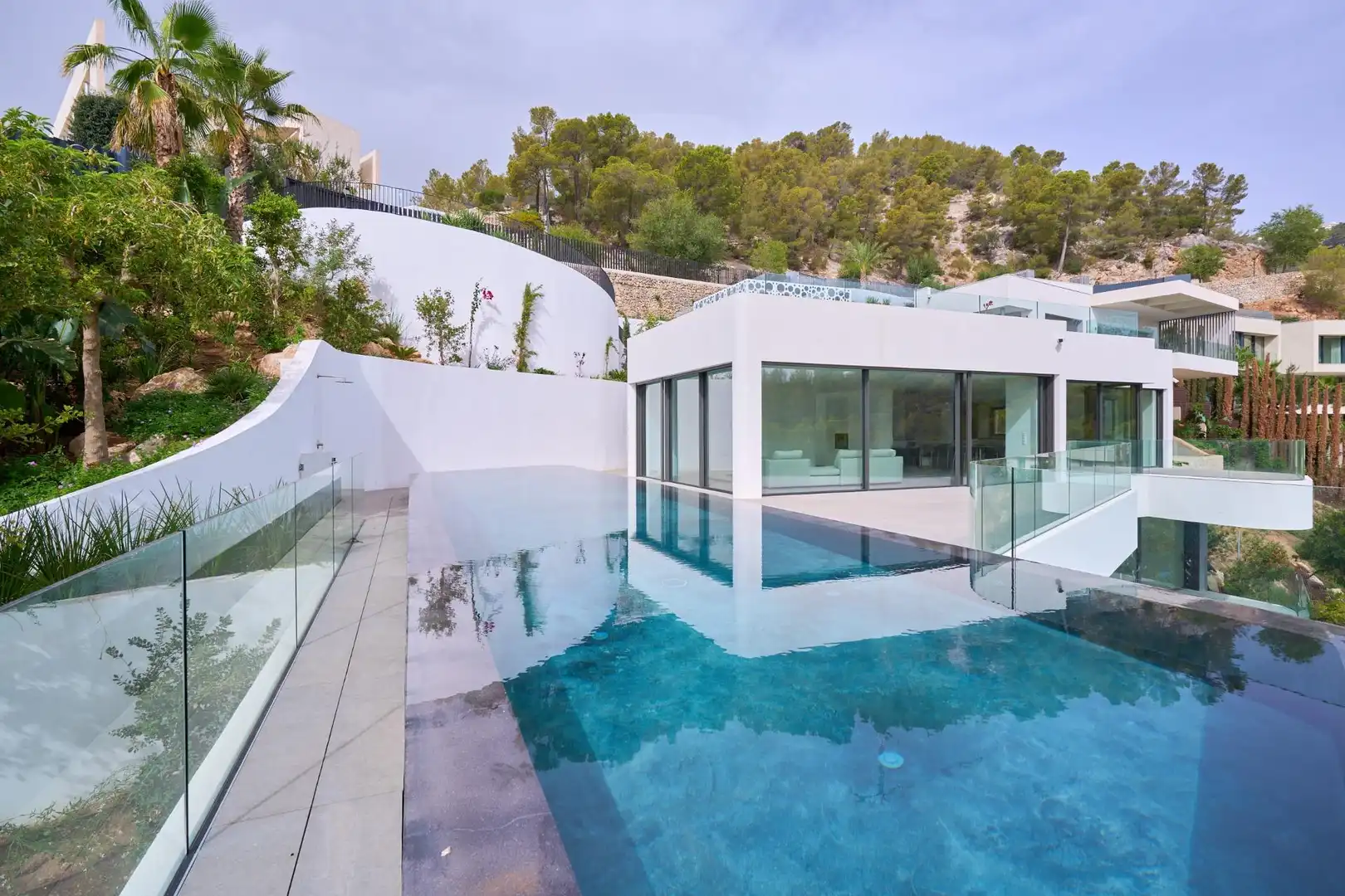 Piscina de Casa o xalet en venda en  Palma de Mallorca amb Aire condicionat, Jardí privat i Terrassa