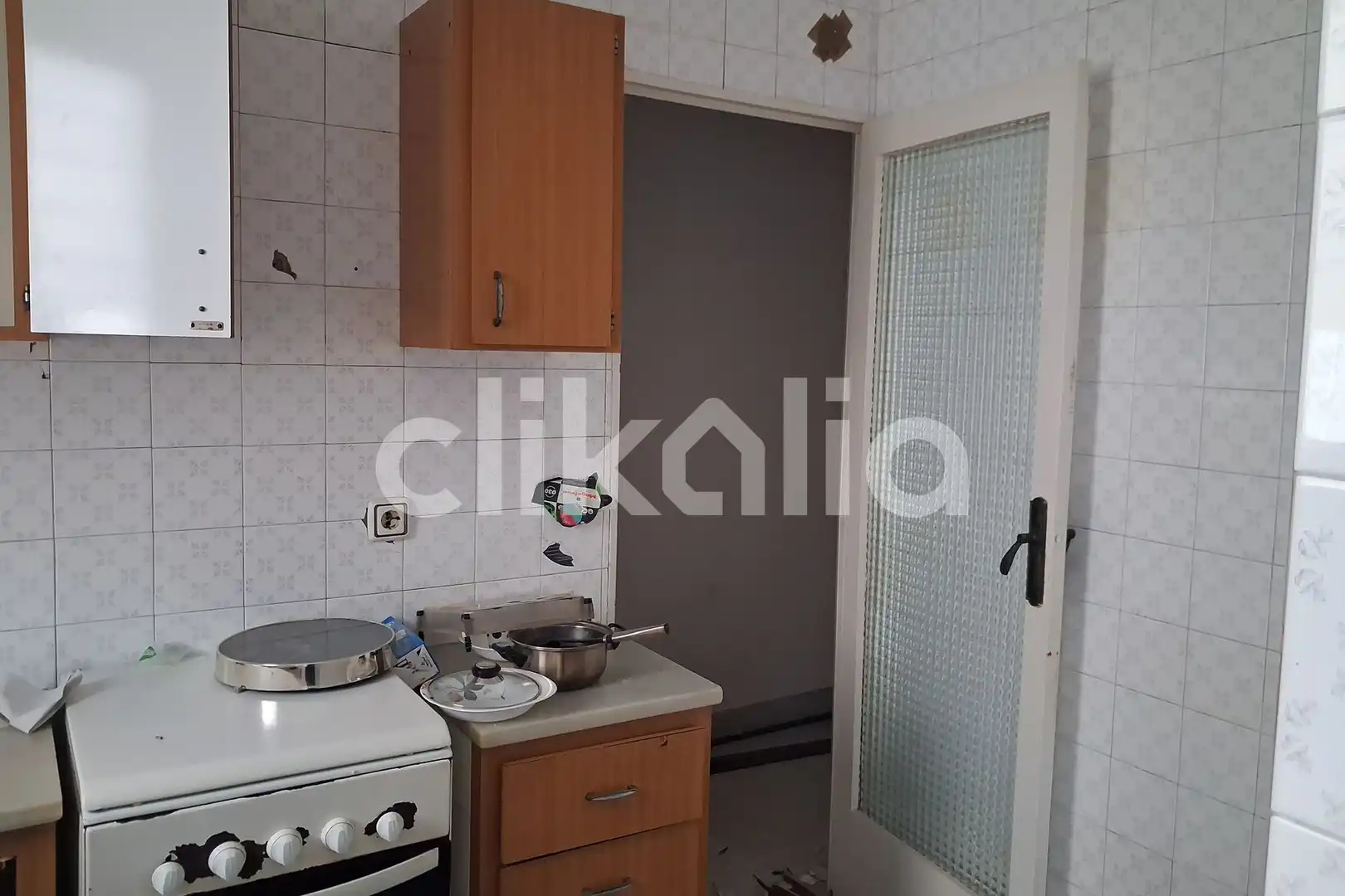 Küche von Wohnung zum Verkauf in Badalona mit Terrasse
