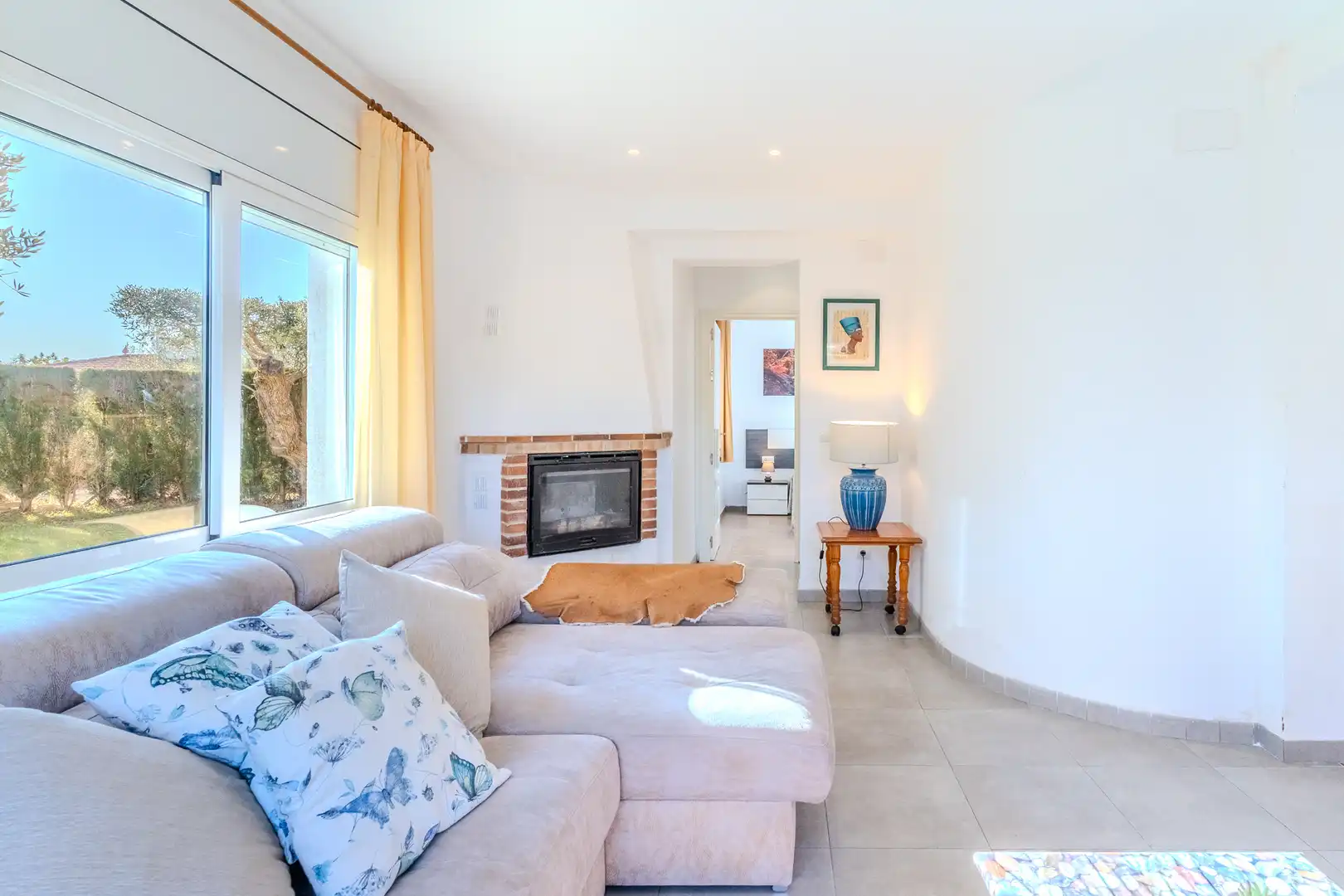 Sala de estar de Casa o chalet en venta en L'Ametlla de Mar  con Aire acondicionado, Calefacción y Jardín privado