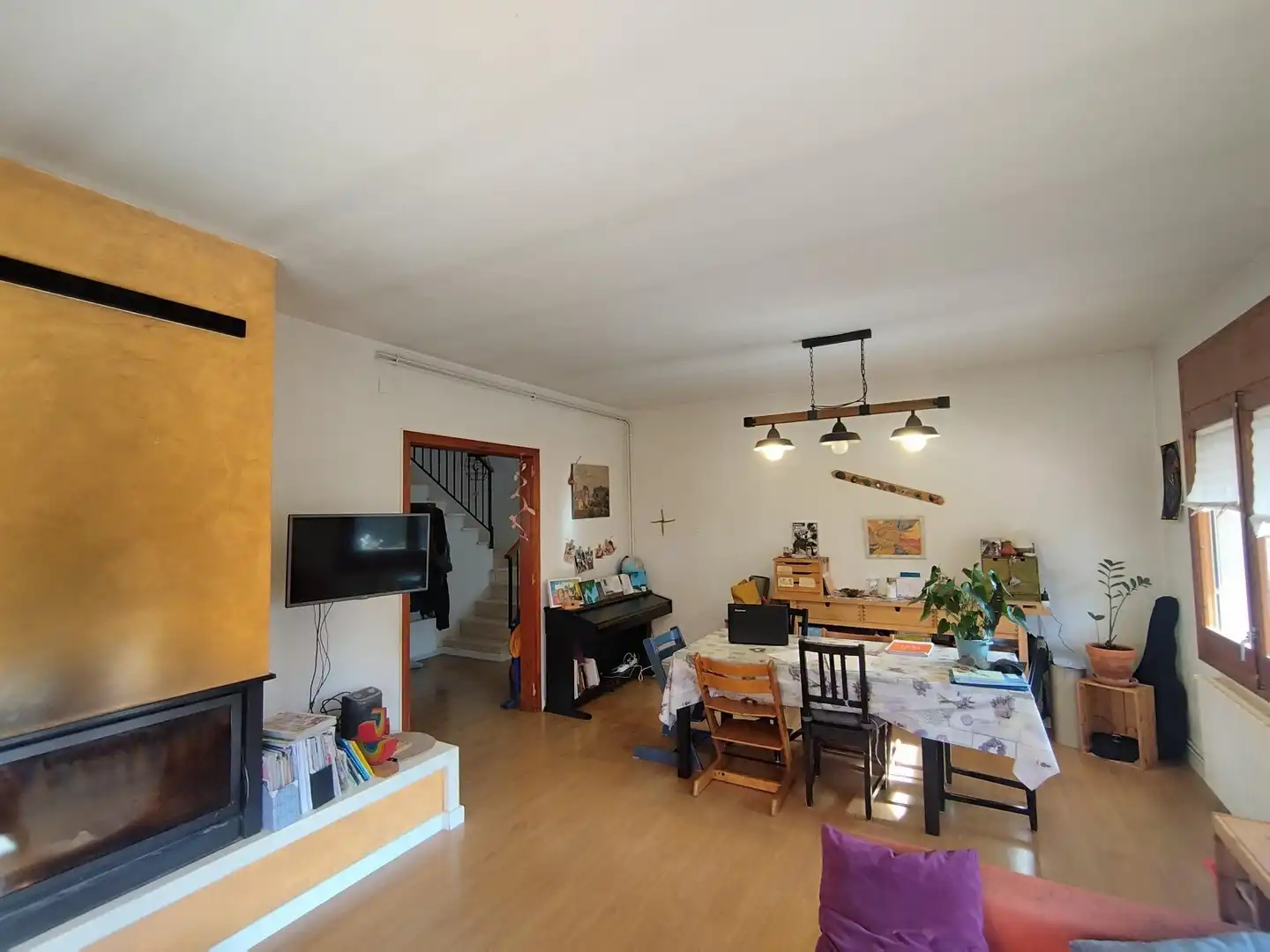 Wohnzimmer von Haus oder Chalet zum Verkauf in Santa Maria de Palautordera mit Heizung, Privatgarten und Balkon
