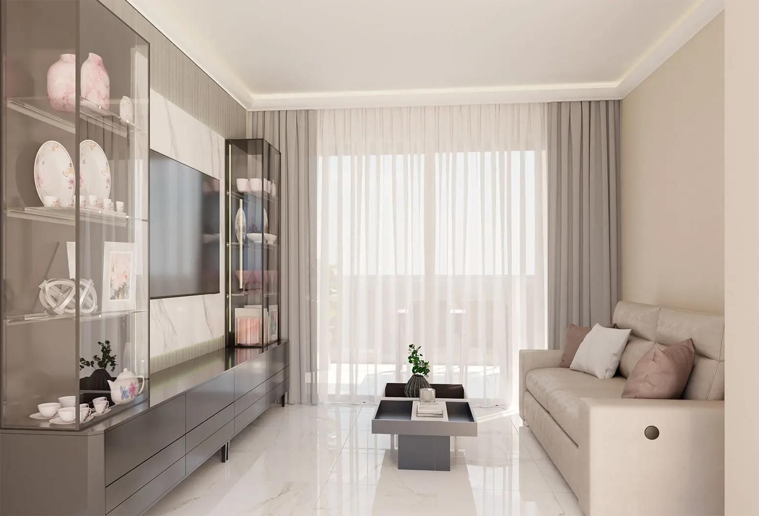 Sala d'estar de Apartament en venda en Castellón de la Plana / Castelló de la Plana amb Aire condicionat, Calefacció i Jardí privat