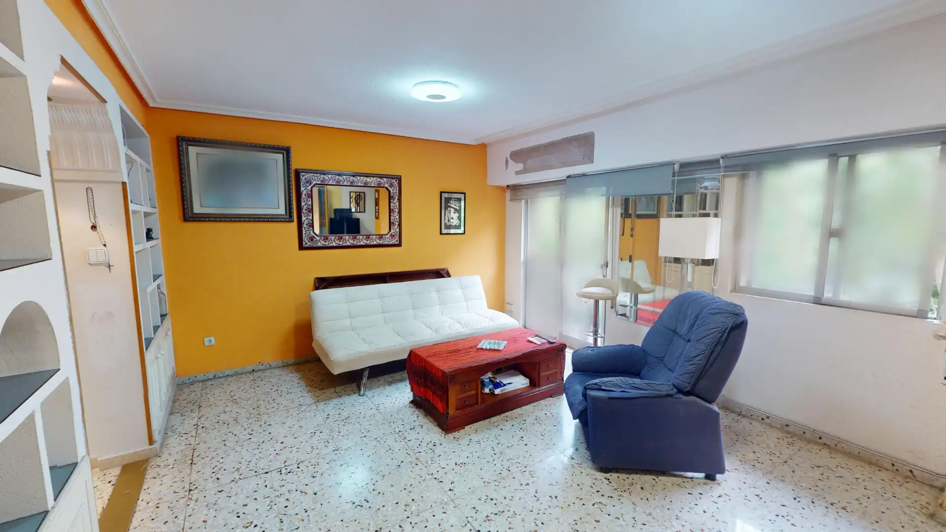 Sala de estar de Piso en venta en Alicante / Alacant con Amueblado