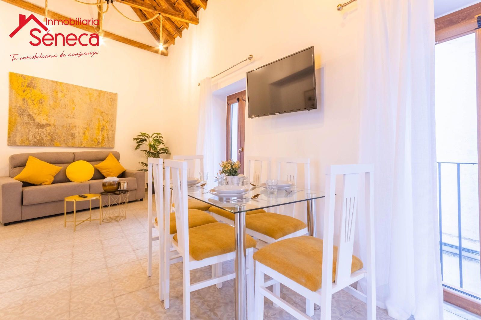Dining room of Flat for sale in  Córdoba Capital  with Air Conditioner, Terrace and Furnished