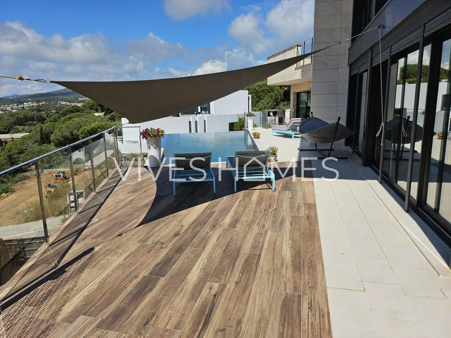 Terraza de Casa o chalet en venta en Sant Vicenç de Montalt con Aire acondicionado, Calefacción y Jardín privado