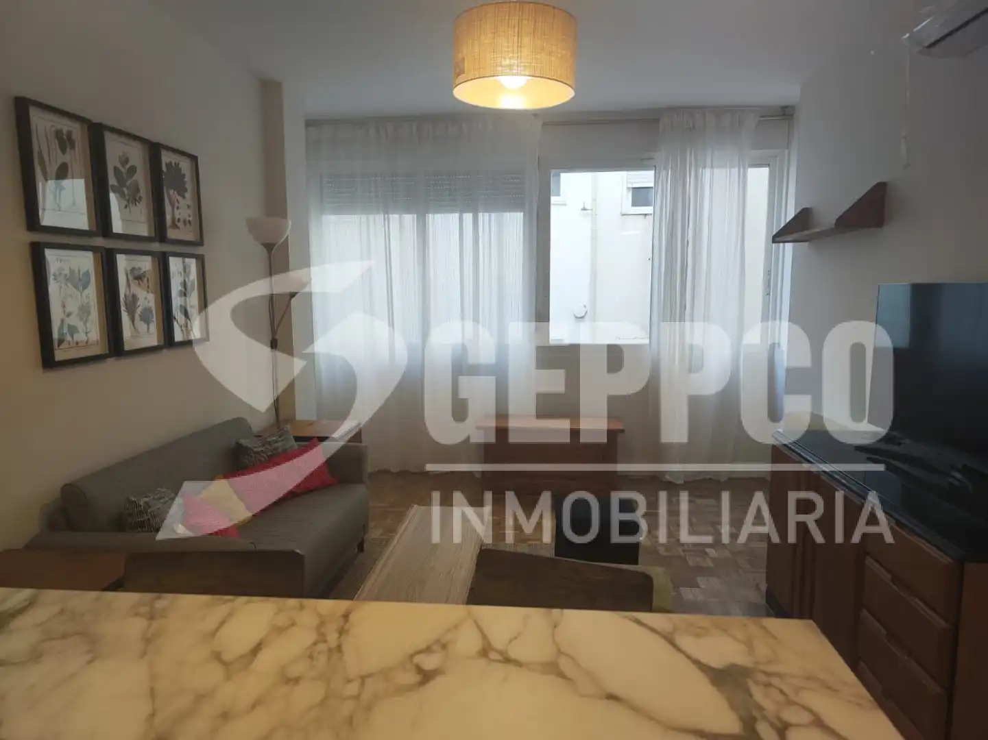 Wohnzimmer von Wohnung zur Miete in Madrid mit Klimaanlage, Heizung und Möbliert