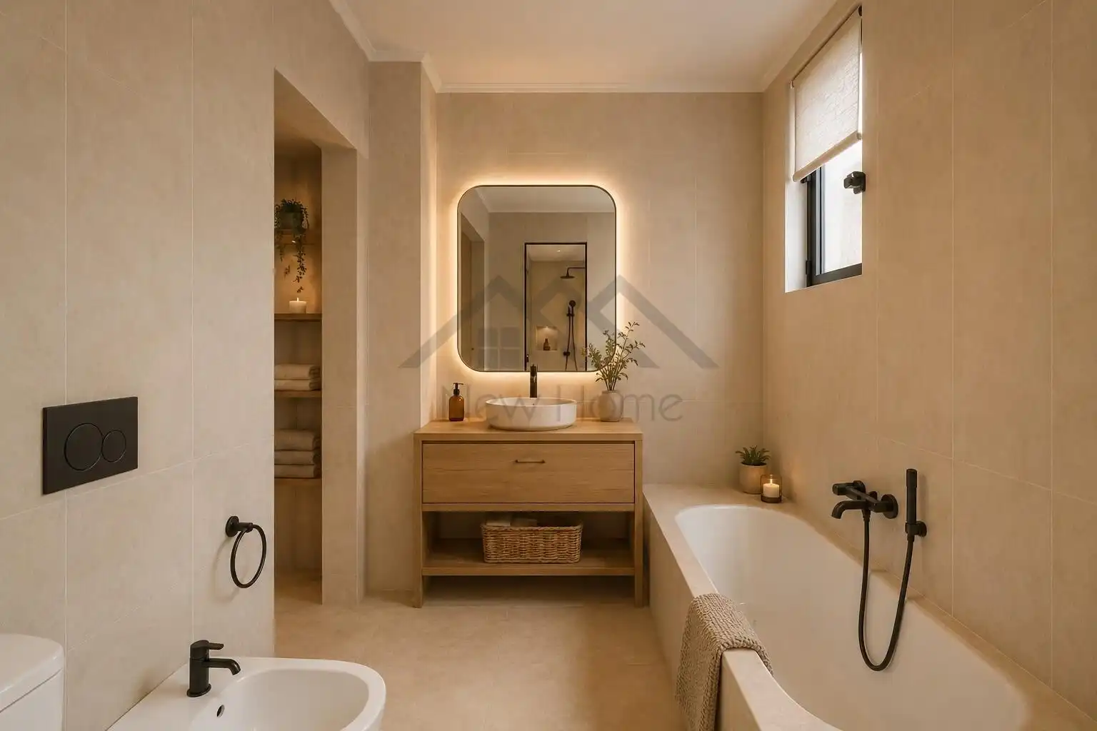 Baño de Finca rústica en venta en La Pobla de Vallbona con Terraza y Balcón
