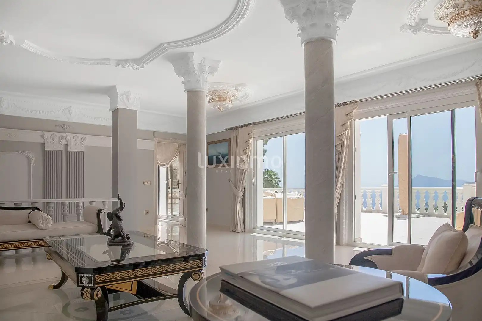 Sala d'estar de Casa o xalet de lloguer en Altea la Vella