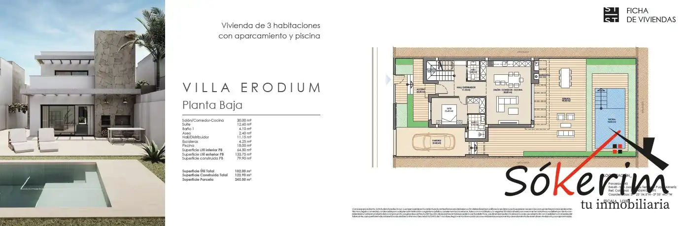 Haus mit Pool zum Verkauf in San Juan de los Terreros, imagen 25