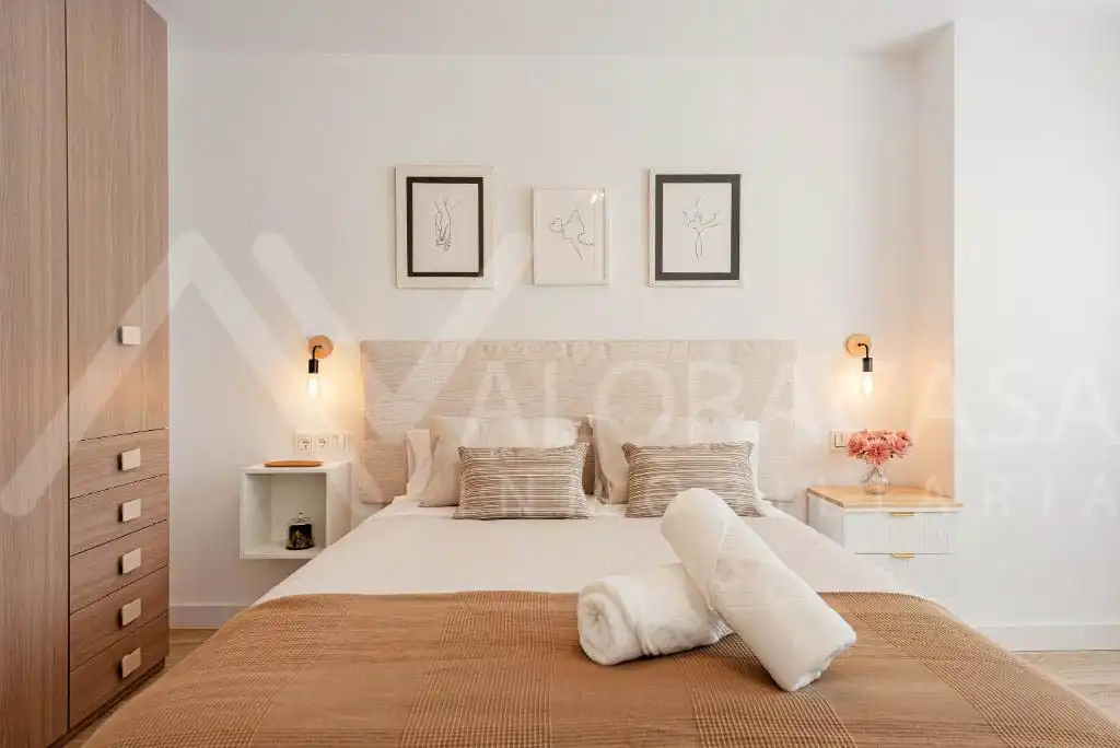 Bedroom of Flat for sale in Málaga  with Air Conditioner, Heating and Furnished