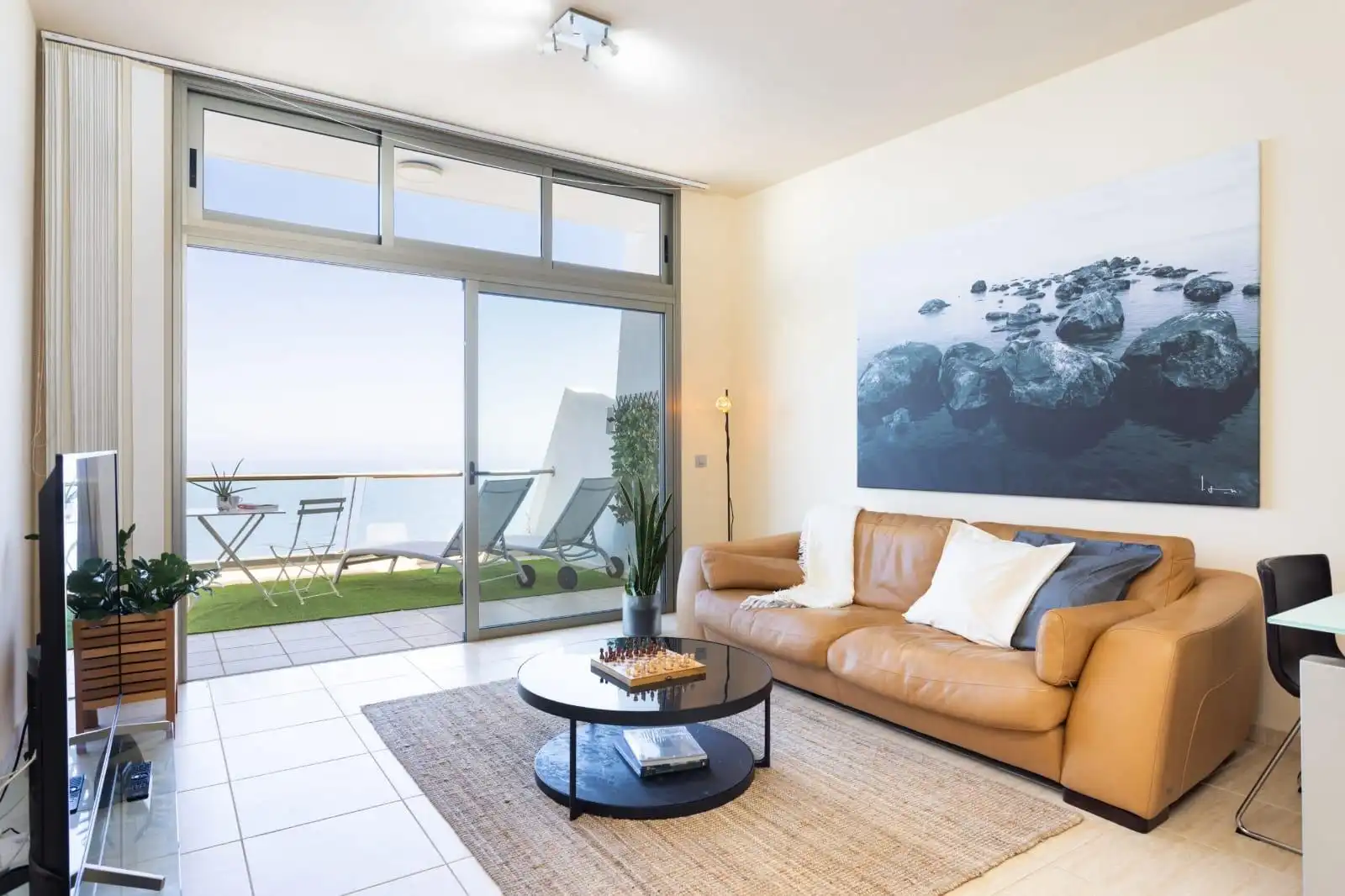 Sala de estar de Apartamento de alquiler en La Matanza de Acentejo