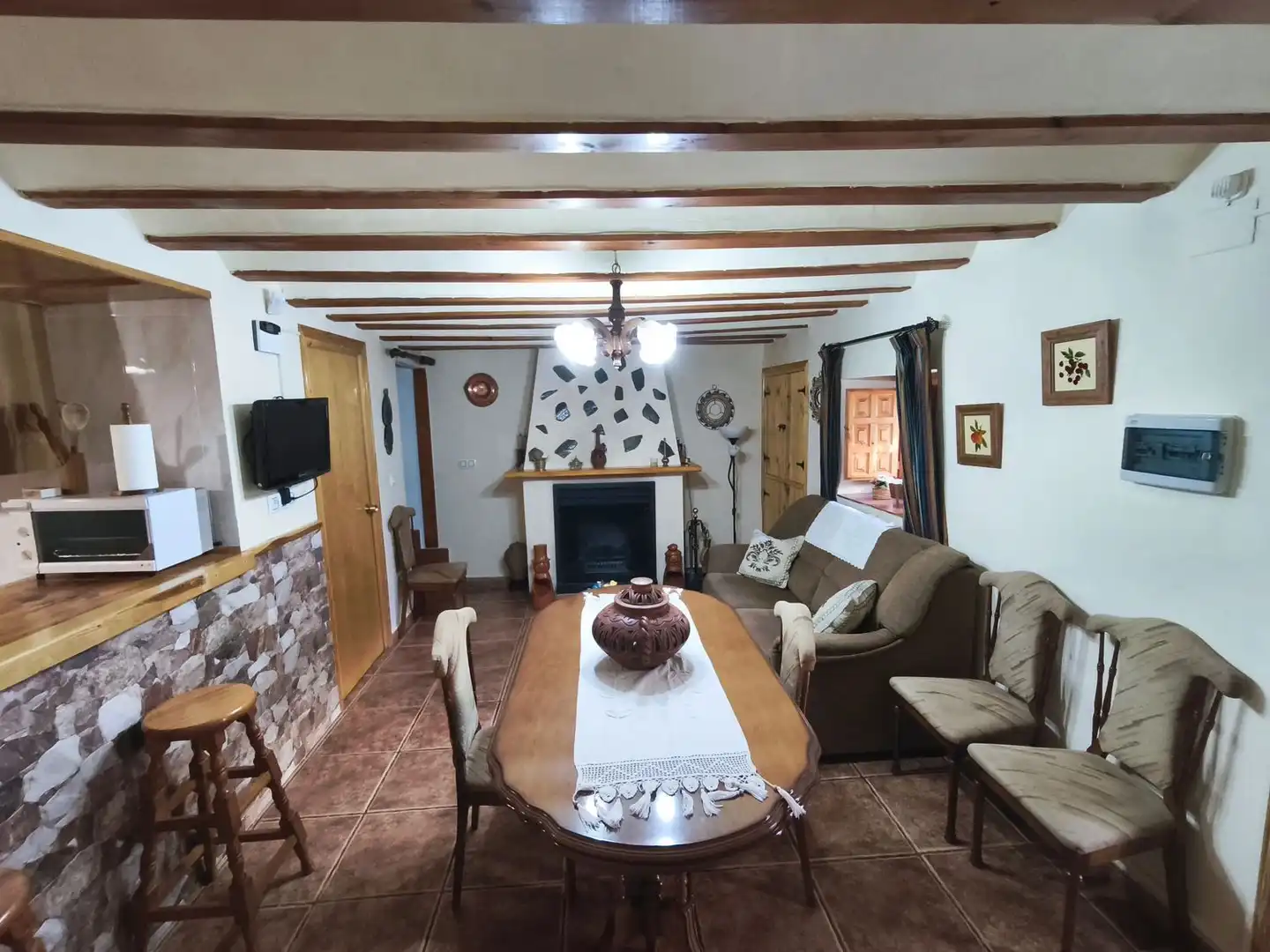 Sala d'estar de Casa o xalet en venda en Chirivel amb Terrassa, Traster i Moblat