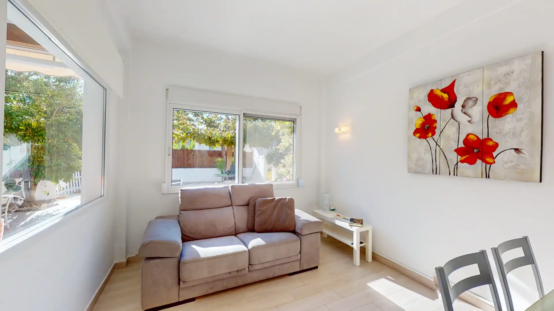 Wohnzimmer von Wohnung zur Miete in Dénia mit Klimaanlage, Heizung und Terrasse