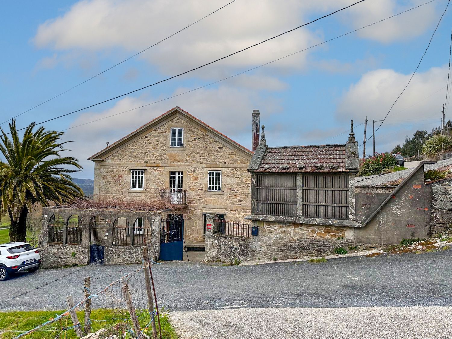 Exterior view of House or chalet for sale in A Estrada   with Heating, Private garden and Parquet flooring