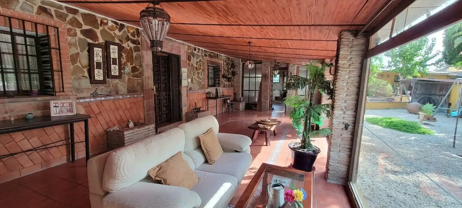 Terrassa de Finca rústica en venda en Pizarra amb Aire condicionat, Calefacció i Piscina