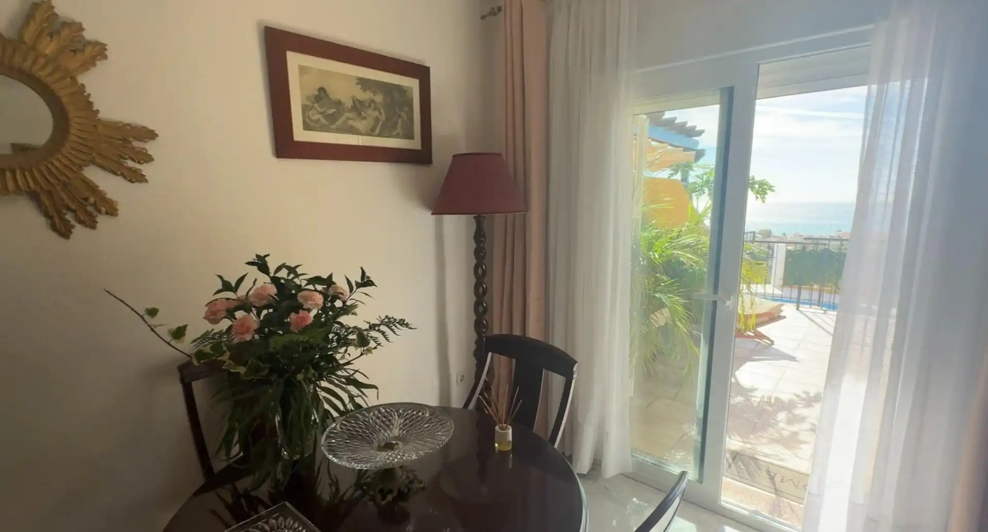 Comedor de Casa adosada en venta en Rincón de la Victoria con Aire acondicionado, Calefacción y Jardín privado