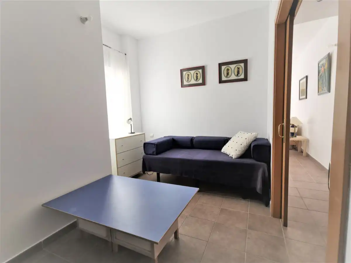 Sala d'estar de Pis de lloguer en Almería amb Aire condicionat, Calefacció i Jardí privat