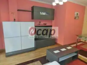 Living room of Flat for rent in Gijón   with Heating, Parquet flooring and Furnished