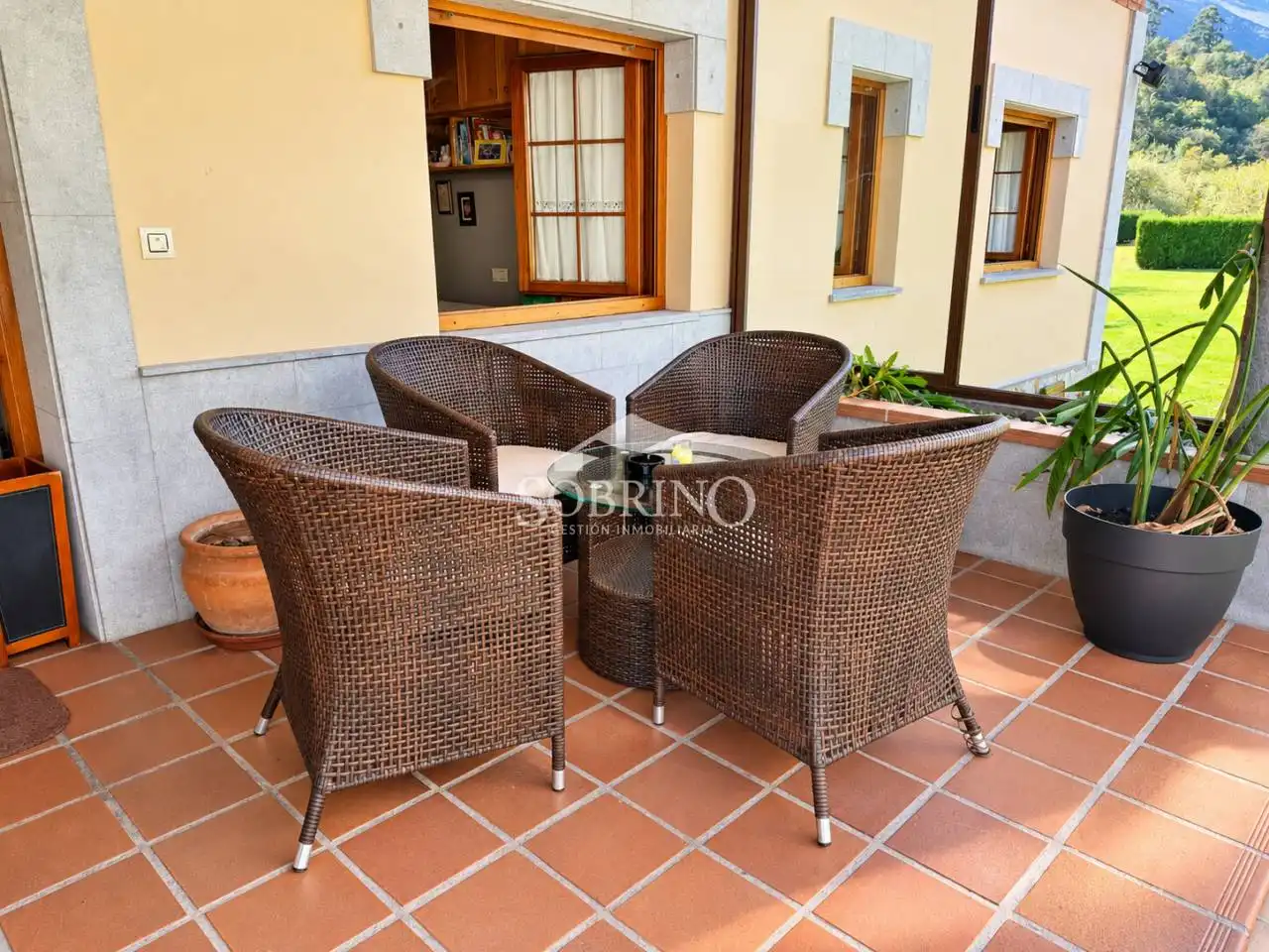 Terraza de Casa o chalet en venta en Vibaña - Ardisana - Caldueño