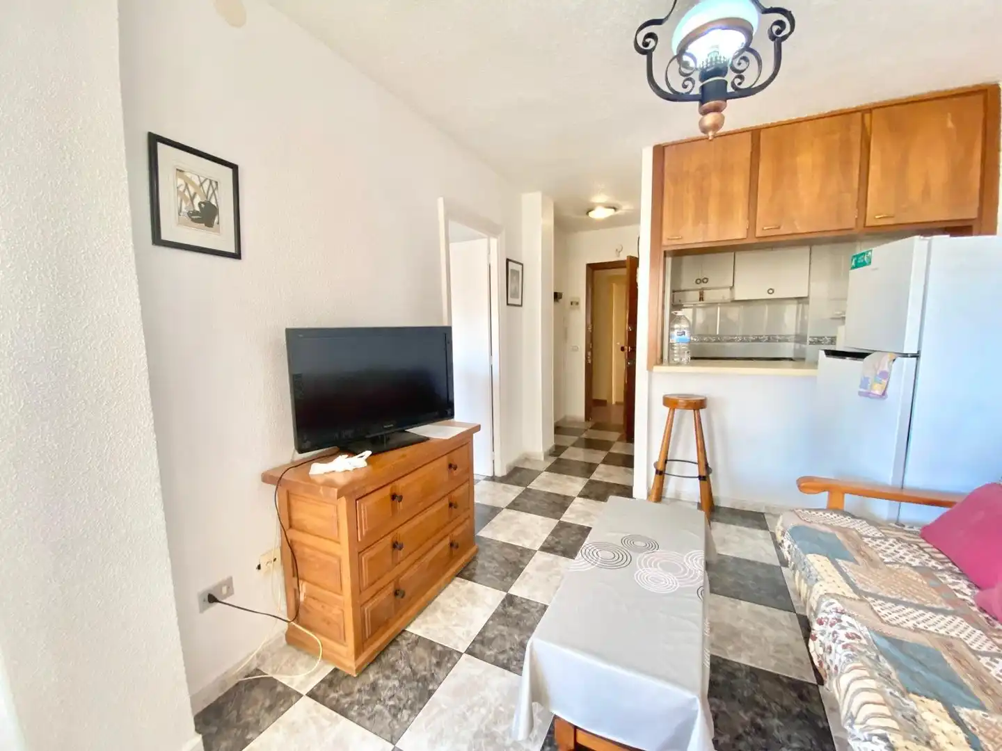 Sala de estar de Apartamento de alquiler en Cartagena con Aire acondicionado, Calefacción y Amueblado