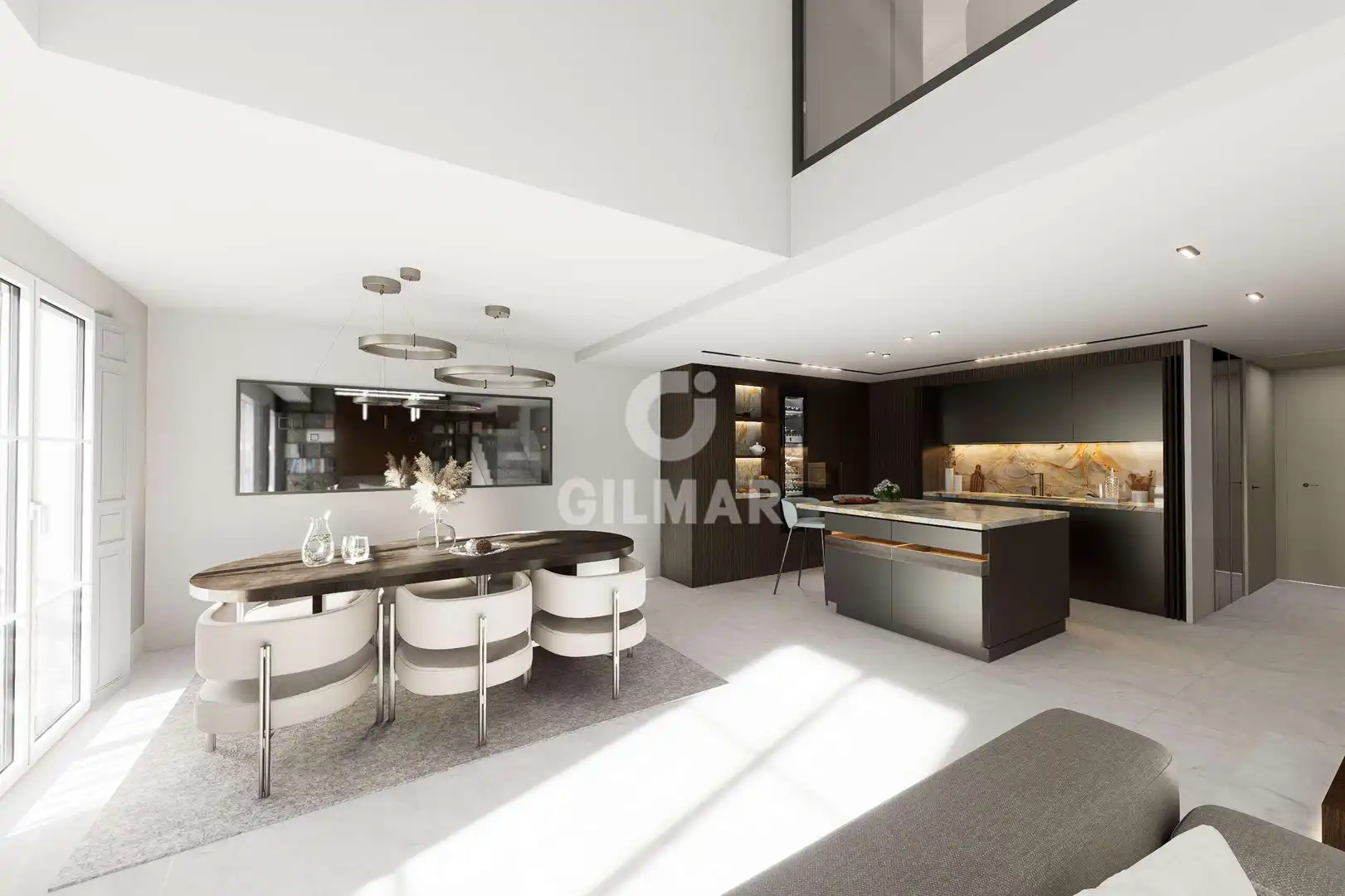 Kitchen of Duplexes for sale in Madrid  with Heating and Balcony
