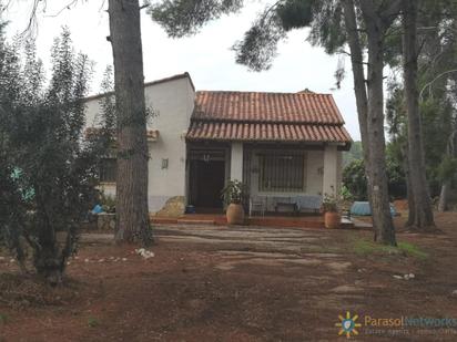 Exterior view of House or chalet for sale in Villanueva de Castellón  with Private garden, Terrace and Storage room