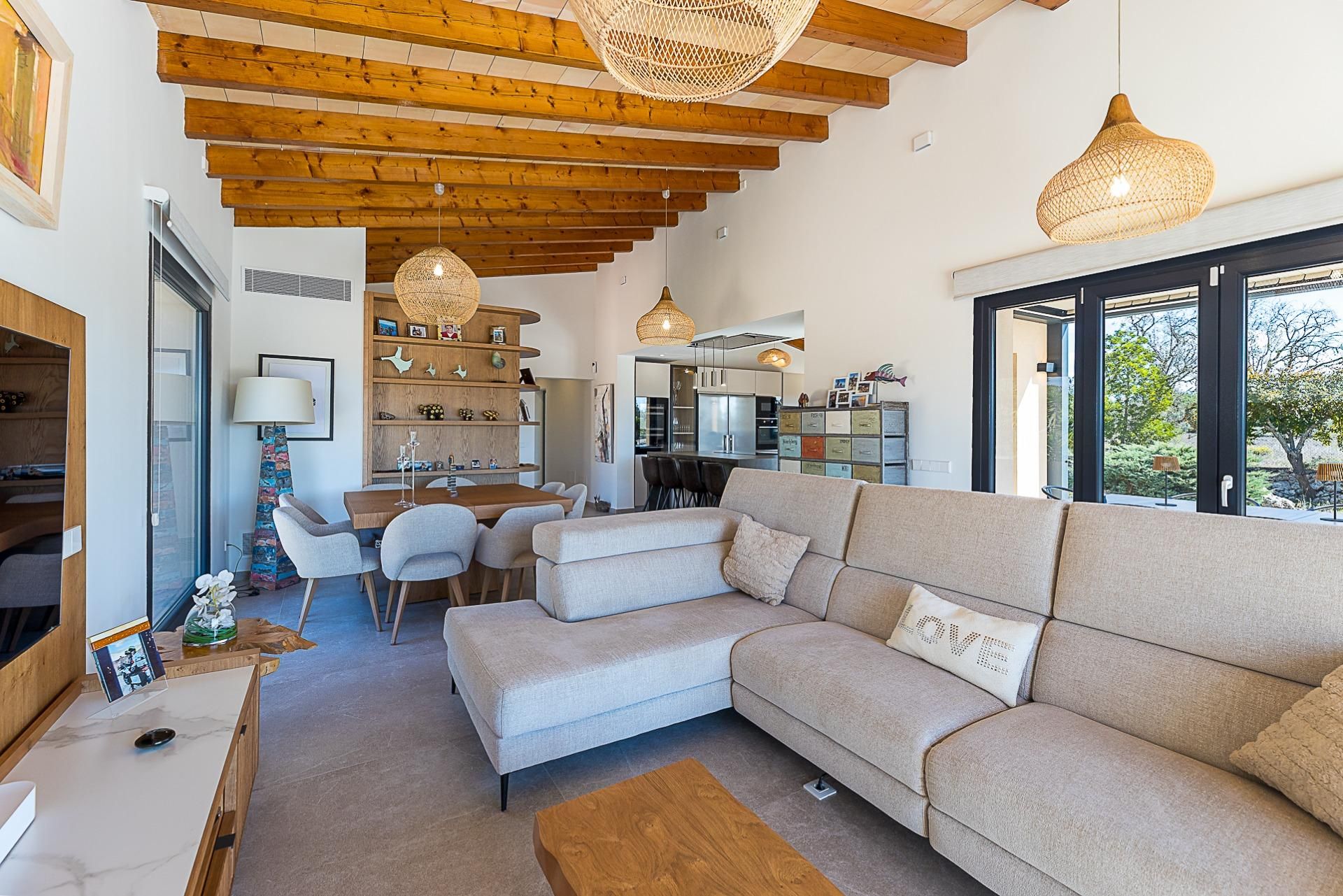 Sala d'estar de Casa o xalet en venda en Sencelles amb Aire condicionat, Calefacció i Jardí privat