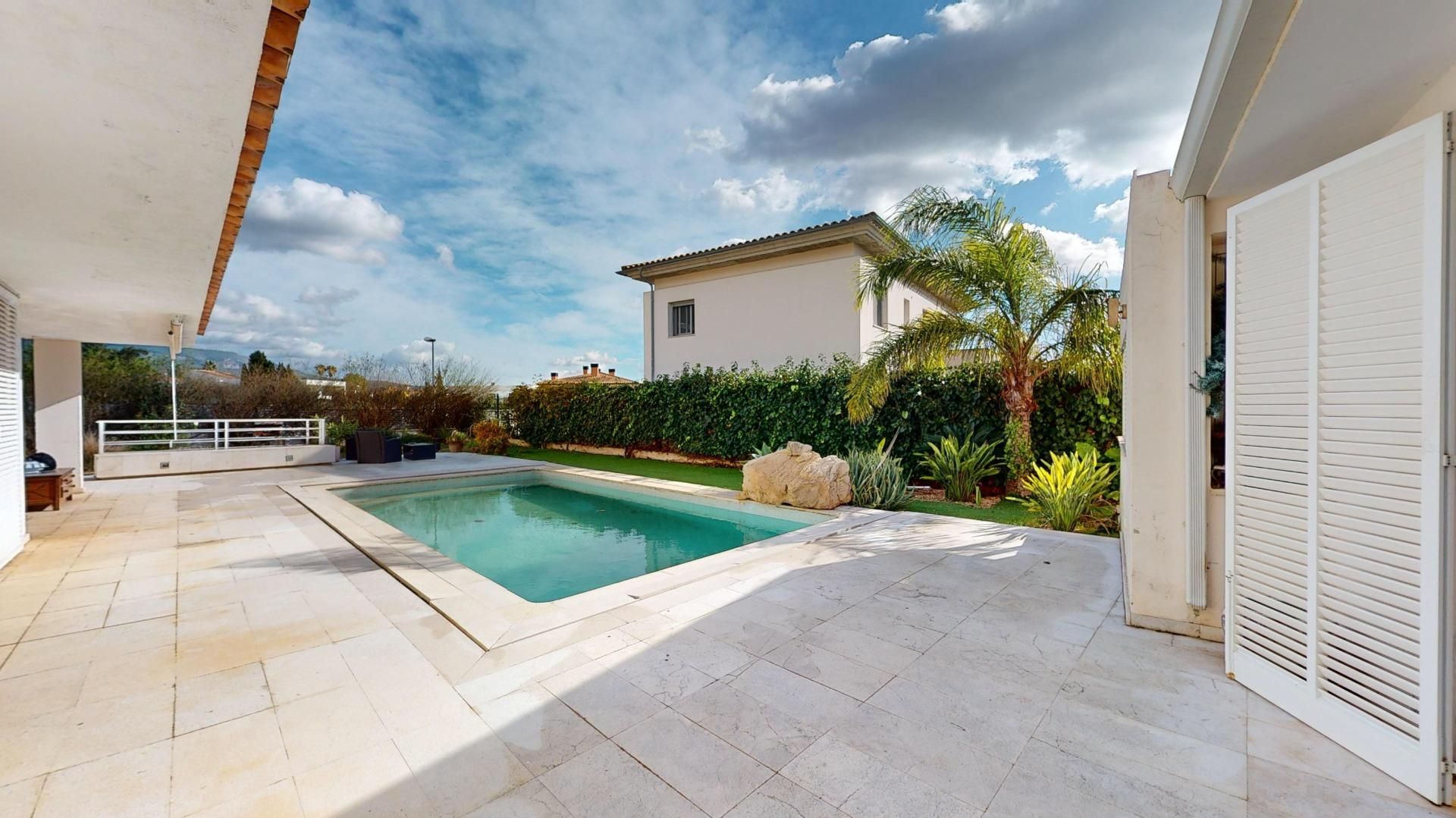 Piscina de Casa o xalet en venda en Bunyola amb Calefacció, Jardí privat i Terrassa