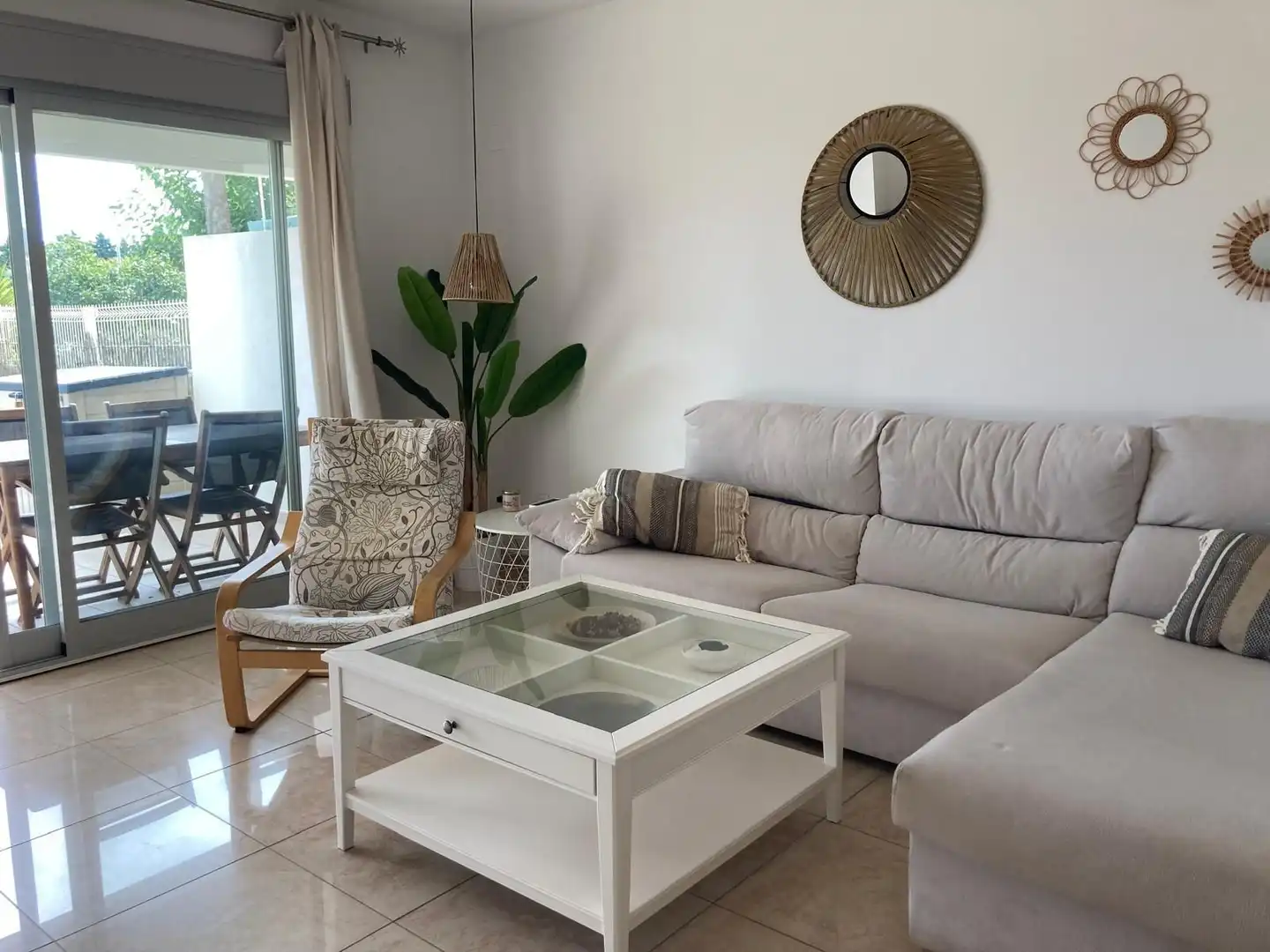Sala d'estar de Apartament en venda en Dénia amb Aire condicionat, Calefacció i Terrassa