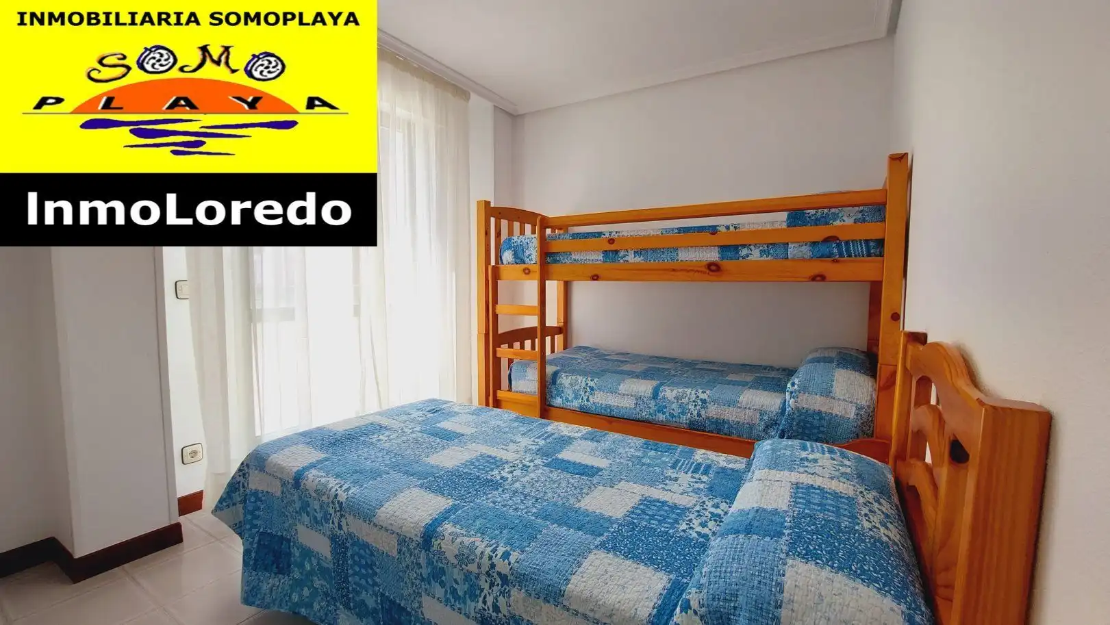 Schlafzimmer von Wohnung zur Miete in Ribamontán al Mar mit Terrasse, Möbliert und Gemeinschaftspool