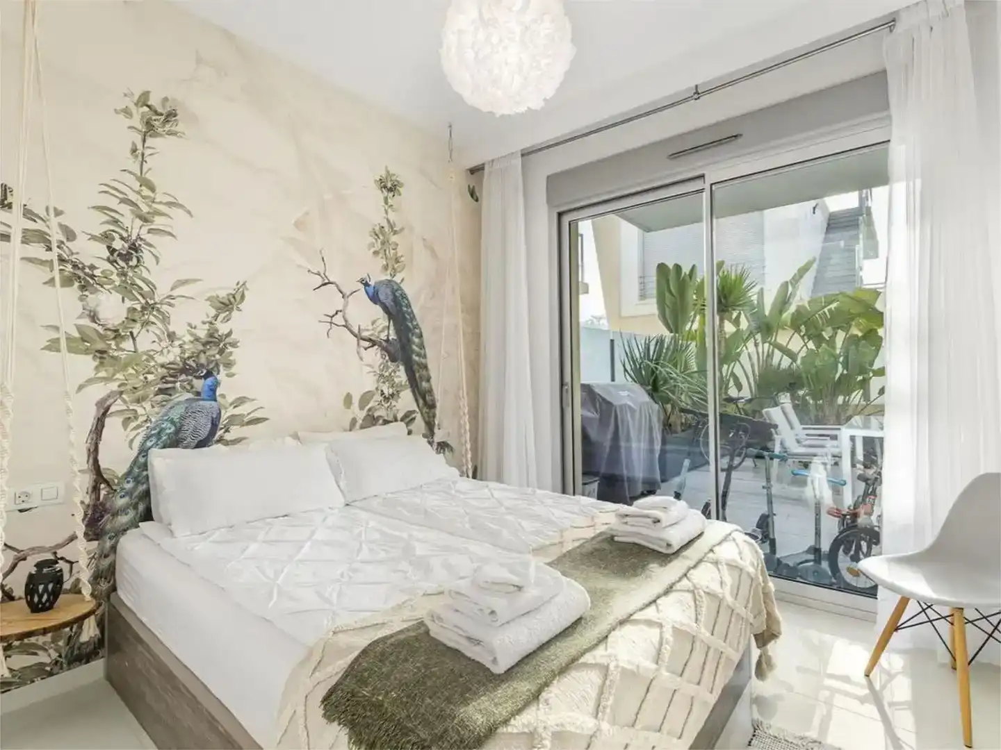 Habitación de Casa o chalet de alquiler en Pilar de la Horadada con Aire acondicionado, Jardín privado y Piscina
