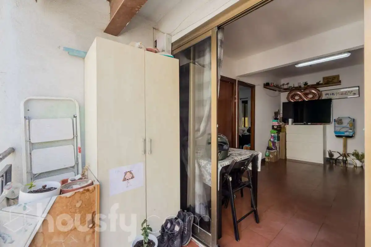 Cuina de Pis en venda en Badalona amb Aire condicionat, Terrassa i Balcó