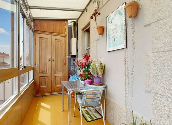 Balcony of Flat for sale in Vigo   with Parquet flooring, Terrace and Storage room