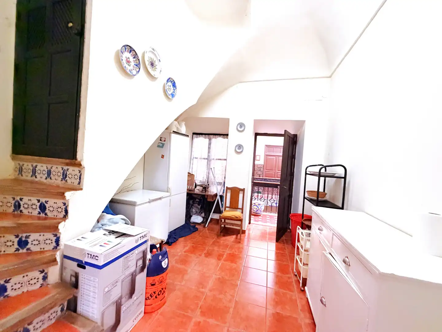 Cuina de Casa adosada en venda en Zafra amb Aire condicionat i Balcó