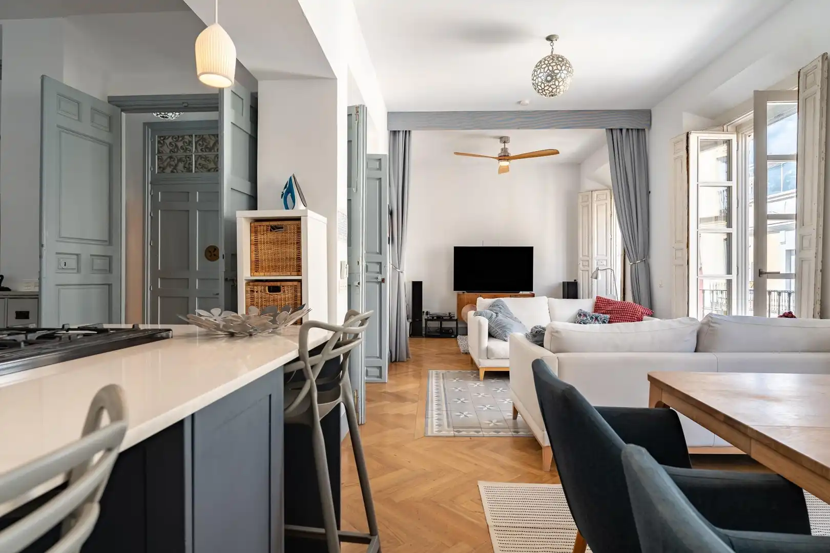 Living room of Flat for sale in Málaga  with Heating